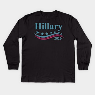 Hillary Clinton 2016 Kids Long Sleeve T-Shirt